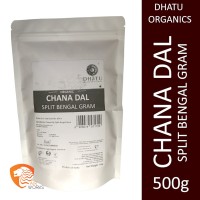 Organic Chana Dal / Split bengal Gram (500gms) | USDA Certified | Dhatu Organics