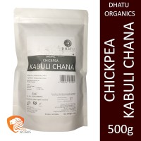 Organic Chickpea Kabuli Chana (500 gms)| USDA Certified | Dhatu Organics