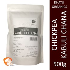 Organic Chickpea Kabuli Chana (500 gms)| USDA Certified | Dhatu Organics